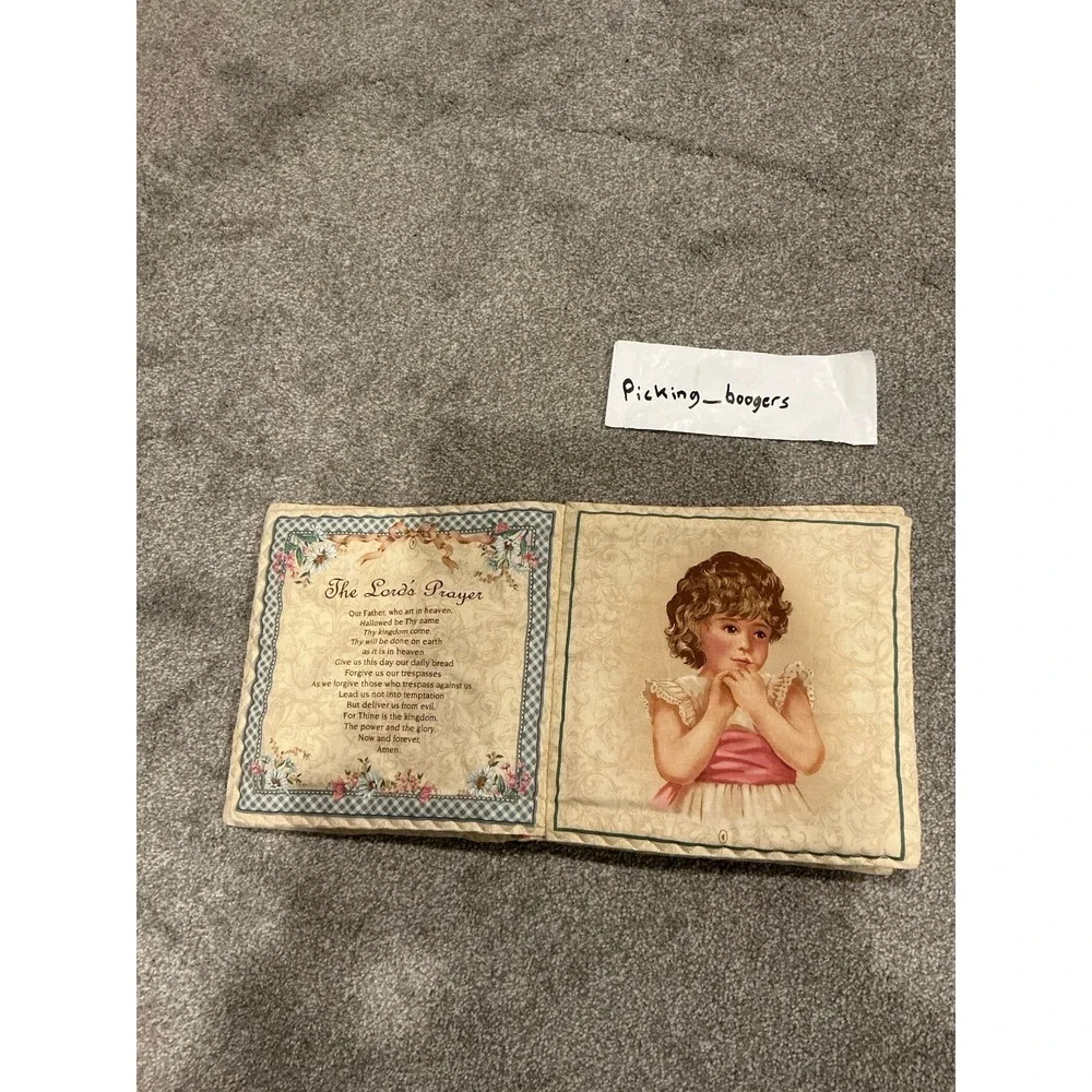 Learning to Pray for Children Soft Cloth Book for Children
